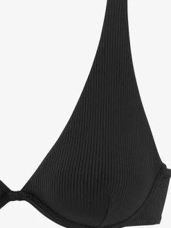 Haut de maillot de bain à armatures avec bonnets amovibles et bretelles réglables