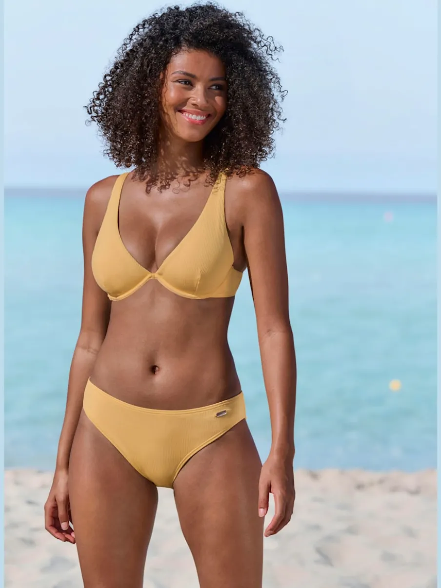 Haut de maillot de bain à armatures avec bonnets amovibles et bretelles réglables