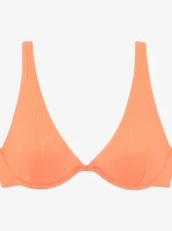 Haut de maillot de bain à armatures avec bonnets amovibles et bretelles réglables