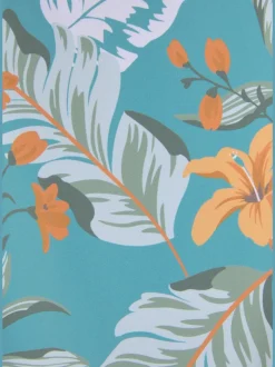 Haut de maillot de bain à armatures avec imprimé floral et bretelles réglables