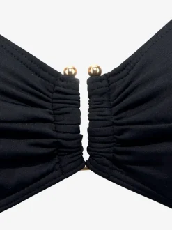 Haut de maillot de bain à armatures avec boucle décorative