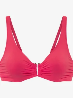 Haut de maillot de bain à armatures avec boucle décorative