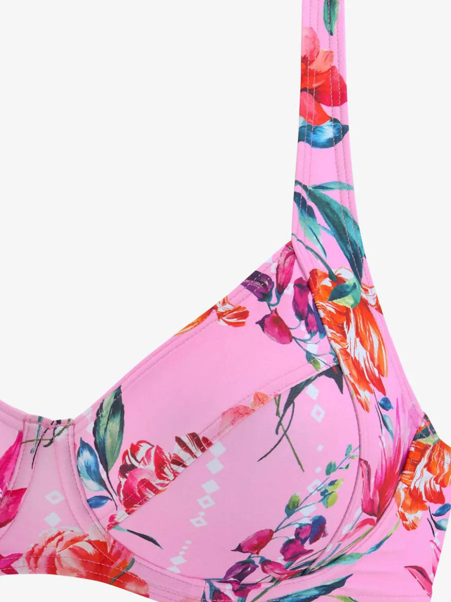 Haut de maillot de bain à armatures floral moderne