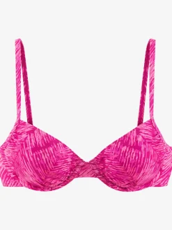 Haut de maillot de bain à armatures motifs graphiques ajustables