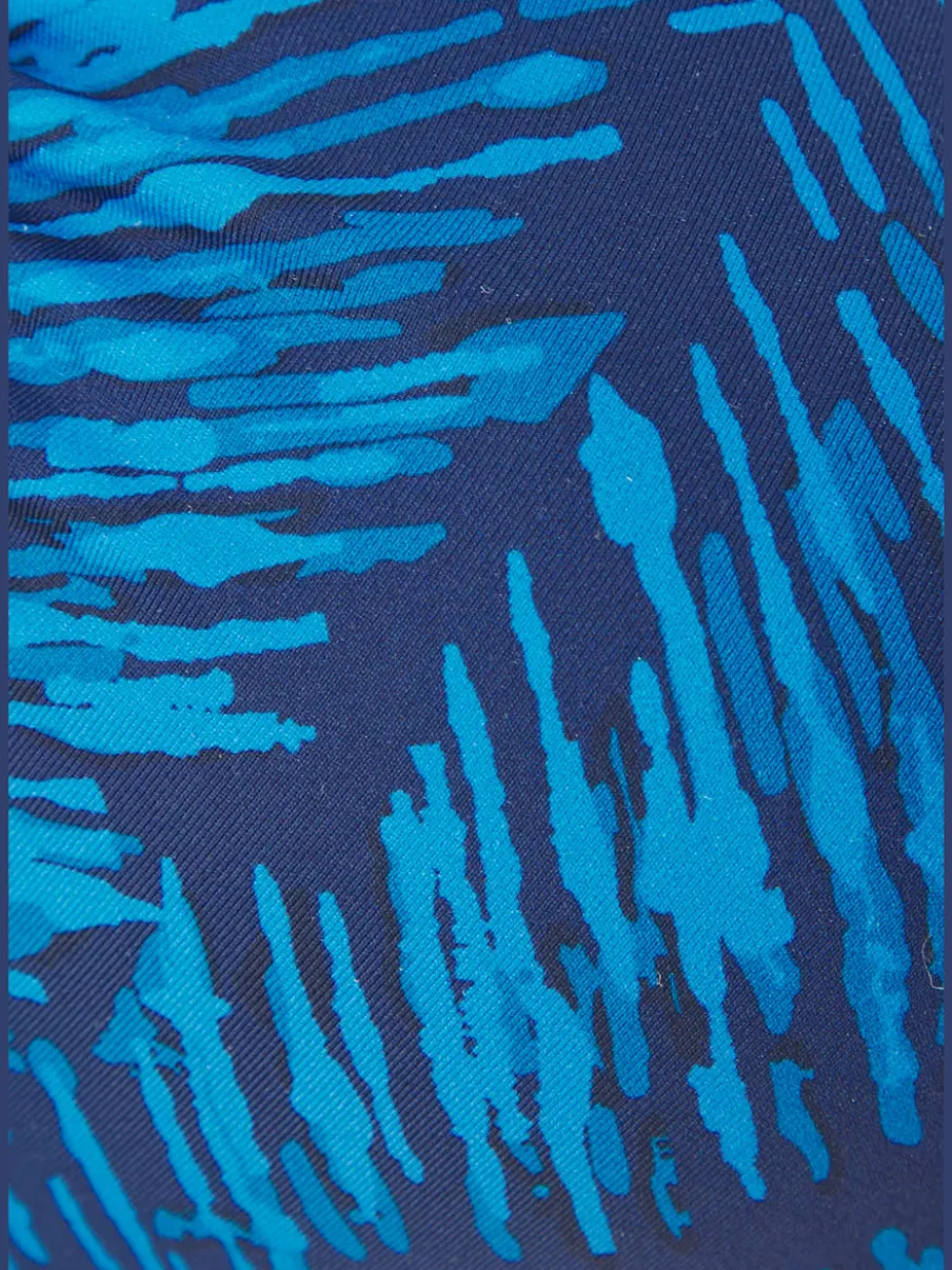 Haut de maillot de bain à armatures motifs graphiques ajustables