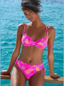 Haut de maillot de bain à armatures haut de maillot de bain avec imprimé floral intégral