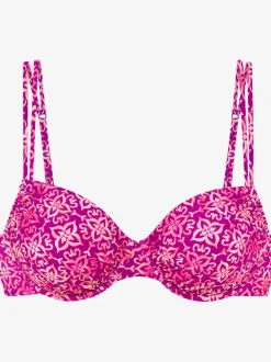 Haut de maillot de bain à armatures imprimé intégral moderne