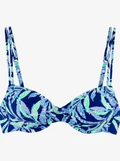 Haut de maillot de bain avec armatures et imprimé fleuri