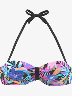 Haut de maillot de bain bandeau avec bonnets rembourrés