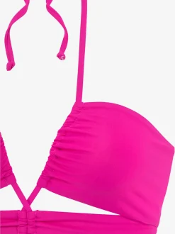 Haut de maillot de bain bandeau avec bonnets amovibles