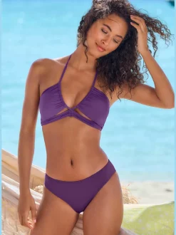 Haut de maillot de bain bandeau avec bonnets amovibles