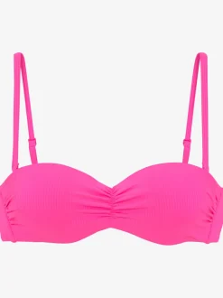 Haut de maillot de bain bandeau avec bonnets rembourrés et bretelles amovibles