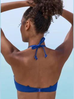 Haut de maillot de bain bandeau avec bonnets rembourrés et bretelles amovibles