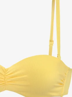 Haut de maillot de bain bandeau avec bonnets rembourrés et bretelles amovibles