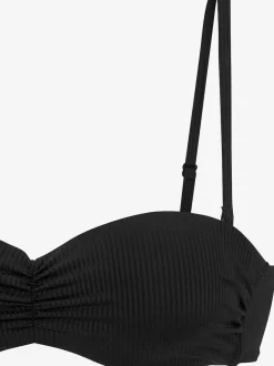 Haut de maillot de bain bandeau avec bonnets rembourrés et bretelles amovibles
