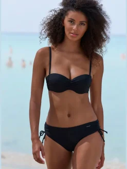 Haut de maillot de bain bandeau avec bonnets rembourrés et bretelles amovibles