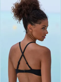 Haut de maillot de bain bandeau avec bonnets rembourrés et bretelles amovibles