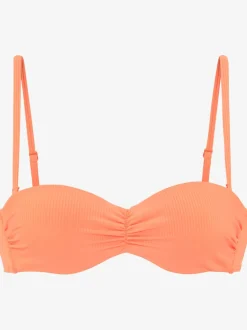 Haut de maillot de bain bandeau avec bonnets rembourrés et bretelles amovibles
