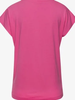 Haut de pyjama t-shirt avec imprimé feuille