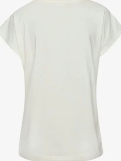 Haut de pyjama t-shirt avec imprimé feuille