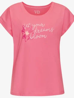 Haut de pyjama t-shirt de nuit avec joli imprimé devant