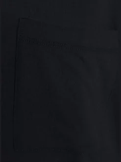 Haut de pyjama t-shirt de nuit confortable, poche plaquée