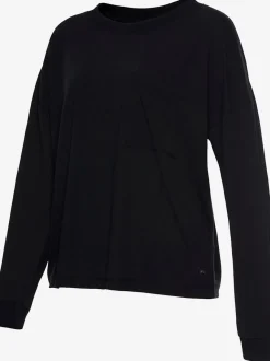 Haut de pyjama t-shirt de nuit confortable, poche plaquée