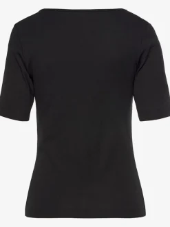 Haut de pyjama t-shirt à encolure ronde