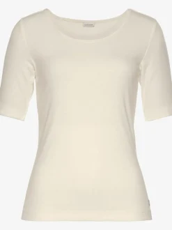 Haut de pyjama t-shirt à encolure ronde