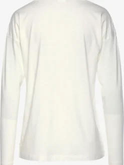 Haut de pyjama t-shirt à manches longues décontracté