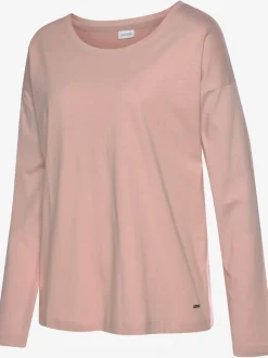 Haut de pyjama t-shirt à manches longues décontracté