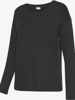 Haut de pyjama t-shirt à manches longues décontracté