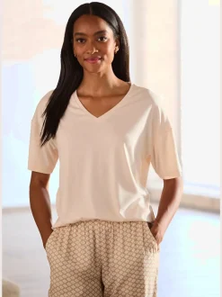 Haut de pyjama t-shirt à manches courtes