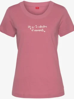 Haut de pyjama t-shirt s.oliver avec imprimé devant