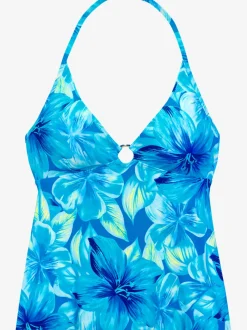 Haut de tankini à motif floral avec bretelles amovibles