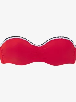 Hauts de bikini bandeau à armatures avec cordons amovibles