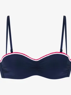 Hauts de bikini bandeau à armatures avec cordons amovibles