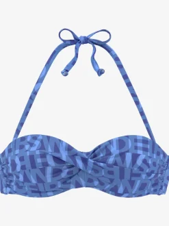 Hauts de bikini bandeau à armatures en polyamide recyclé