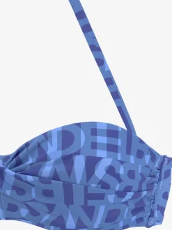 Hauts de bikini bandeau à armatures en polyamide recyclé