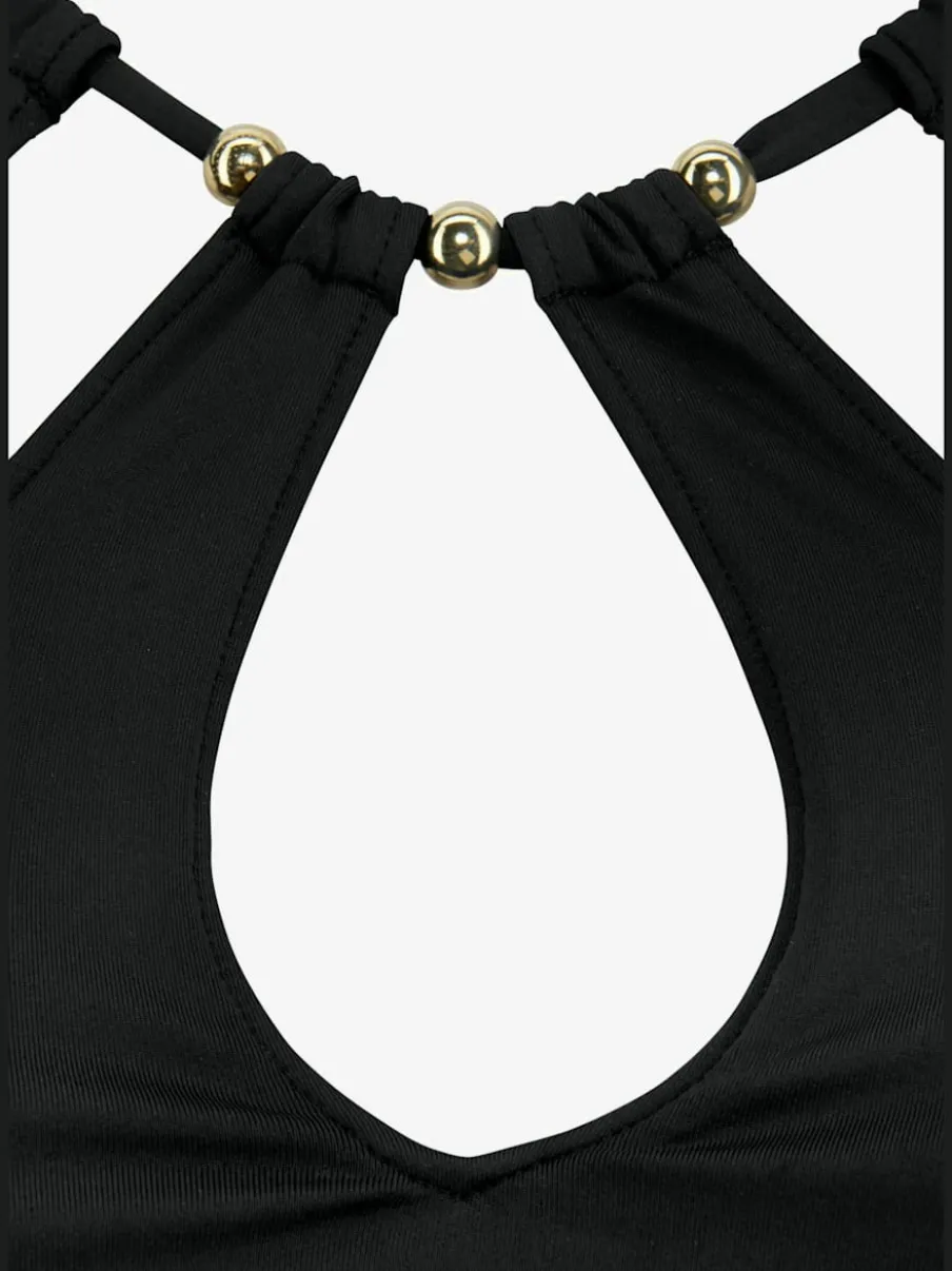 Hauts de bikini bustier avec découpes et bonnets amovibles
