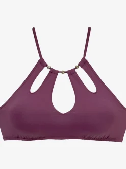 Hauts de bikini bustier avec découpes et bonnets amovibles