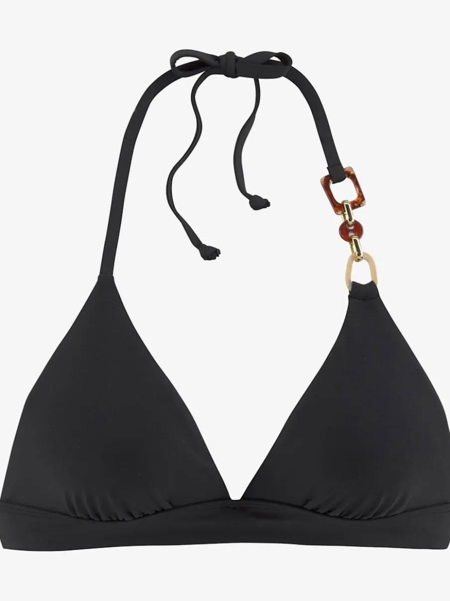 Hauts de bikini triangle avec bonnets amovibles recyclés