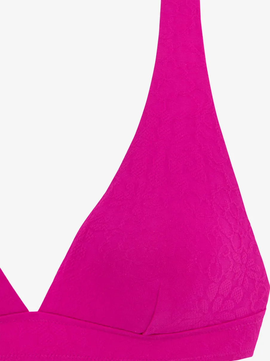 Hauts de bikini triangle avec bonnets amovibles floraux