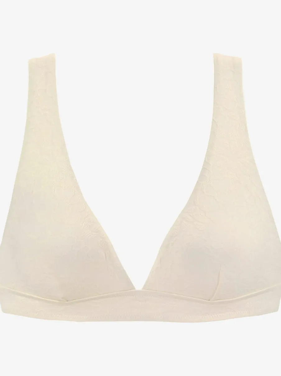 Hauts de bikini triangle avec bonnets amovibles floraux