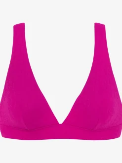 Hauts de bikini triangle avec bonnets amovibles floraux