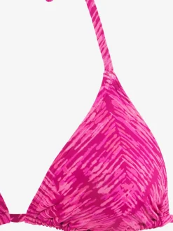 Hauts de bikini triangle à nouer et imprimés graphiques