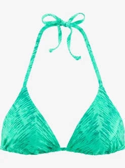 Hauts de bikini triangle à nouer et imprimés graphiques