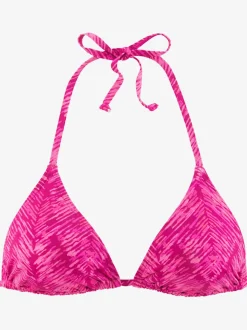 Hauts de bikini triangle à nouer et imprimés graphiques