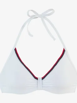 Hauts de maillot de bain avec bonnets amovibles cordons