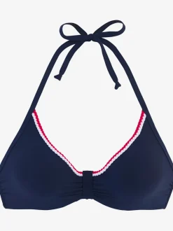 Hauts de maillot de bain avec bonnets amovibles cordons